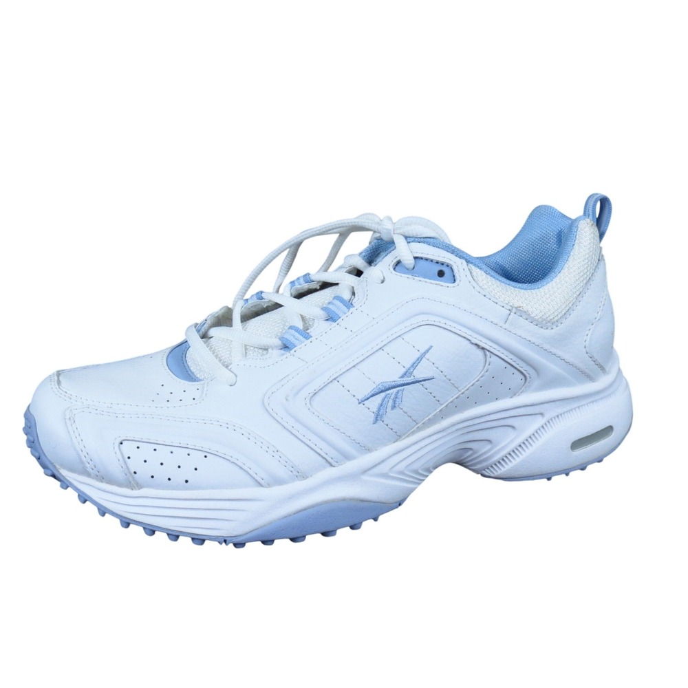 Reebok RB 701 HSV Women Walking Shoe Size 9.5 Athletic Daily White‎ Light Blue